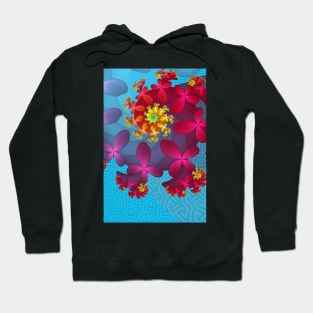 Colourful Flower Bouquet Abstract Hoodie